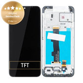 дисплей за Motorola Moto E7 Power, E7i Power, Тъчскрийн и рамка, 5D68C18235, Genuine Service Pack