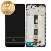 дисплей за Xiaomi Redmi 9AT, Тъчскрийн и рамка, Carbon Gray, 560001C3LV00, Genuine Service Pack