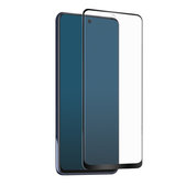 Закалено стъкло с пълно покритие за Samsung S21 FE, Черно, Black