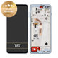 дисплей за Motorola Moto G100 XT2125, Тъчскрийн и рамка, Iridescent Sky, 5D68C18073, Genuine Service Pack