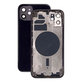 Заден калъф за iPhone 12, черен, Black