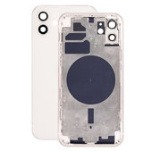 Заден калъф за iPhone 12, бял, White