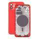 Заден калъф за iPhone 12, червен, Red