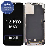 Дисплей In-Cell FHD за iPhone 12 Pro Max, Тъчскрийн с рамка, FixPremium