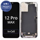 Дисплей In-Cell FHD за iPhone 12 Pro Max, Тъчскрийн с рамка, FixPremium