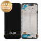 дисплей за Xiaomi Redmi Note 10S, Тъчскрийн и рамка, 5600020K7B00, 560002K7BN00, Onyx Grey, Genuine Service Pack