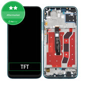 дисплей за Huawei P40 Lite, Тъчскрийн и рамка, Crush Green, TFT