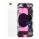 Заден калъф със малки части за iPhone SE (2nd Gen 2020), бял, White