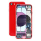 Заден калъф със малки части за iPhone SE (2nd Gen 2020), червен, Red