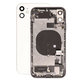 Заден калъф със малки части за iPhone 11, бял, White