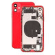 Заден калъф със малки части за iPhone 11, червен, Red