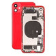 Заден калъф със малки части за iPhone 11, червен, Red