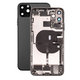 Заден калъф със малки части за iPhone 11 Pro Max, Space Gray