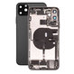 Заден калъф със малки части за iPhone 11 Pro Max, Space Gray
