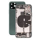 Заден калъф със малки части за iPhone 11 Pro, зелен, Green