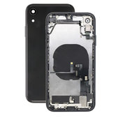 Заден калъф със малки части за iPhone XR, черен, Black