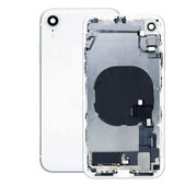 Заден калъф със малки части за iPhone XR, бял, White