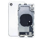 Заден калъф със малки части за iPhone XR, бял, White