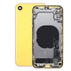Заден калъф със малки части за iPhone XR, жълт, Yellow