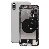 Заден калъф със малки части за iPhone XS Max, Сребро, Silver