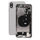 Заден калъф със малки части за iPhone XS Max, Сребро, Silver