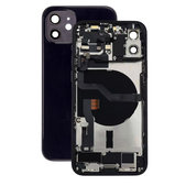 Заден калъф със малки части за iPhone 12, черен, Black