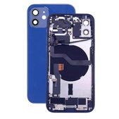 Заден калъф със малки части за iPhone 12, син, Blue