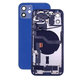Заден калъф със малки части за iPhone 12, син, Blue