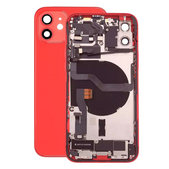 Заден калъф със малки части за iPhone 12, червен, Red