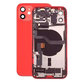 Заден калъф със малки части за iPhone 12, червен, Red