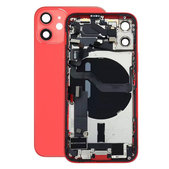 Заден калъф със малки части за iPhone 12 Mini, червен, Red