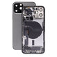 Заден калъф със малки части за iPhone 12 Pro, Graphite