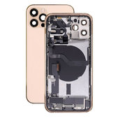 Заден калъф със малки части за iPhone 12 Pro, Злато, Gold