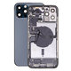 Заден калъф със малки части за iPhone 12 Pro Max, син, Blue
