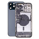 Заден калъф със малки части за iPhone 12 Pro Max, син, Blue