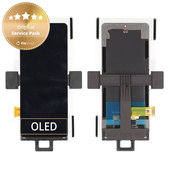 дисплей OLED за Samsung Z Flip 3 F711B, Тъчскрийн без рамка, GH96-14408A, Genuine Service Pack
