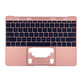 Горна рамка с клавиатура за MacBook 12" A1534 (ранна 2015 – средата на 2017), US, Rose Gold