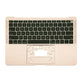 Горна рамка с клавиатура за MacBook Air 13" A1932 (2018 – 2019), US, Златен