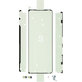 Комплект лепенка A за Samsung Z Fold 3 F926B, GH82-26476A, Genuine Service Pack