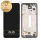 дисплей за Samsung A52s 5G A528B, Тъчскрийн и рамка, GH82-26861A, GH82-26863A, GH82-26910A, GH82-26909A, Awesome Black, Genuine Service Pack