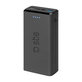 Външна батерия 20 000 mAh, 2x USB, 2,1A, Черно, Black, SBS