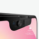 Закалено стъкло съвместимо с калъф и плъзгач за камерата AB за iPhone 13 mini, Черно, Black