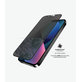 Закалено стъкло съвместимо с калъф с поверителност AB за iPhone 13, 13 Pro и 14, Черно, Black