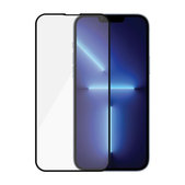 Закалено стъкло съвместимо с калъф AB за iPhone 13 Pro Max и 14 Plus, Черно, Black