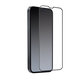 Закалено стъкло с пълно покритие за iPhone 13 mini, Черно, Black, SBS
