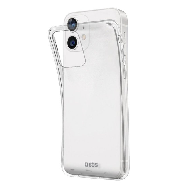 Тънък калъф за iPhone 13 mini, Прозрачен, Transparent