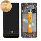 дисплей за Samsung A12 A127F, A032F, Тъчскрийн и рамка, GH82-26485A, GH82-26486A, (Black) , Genuine Service Pack