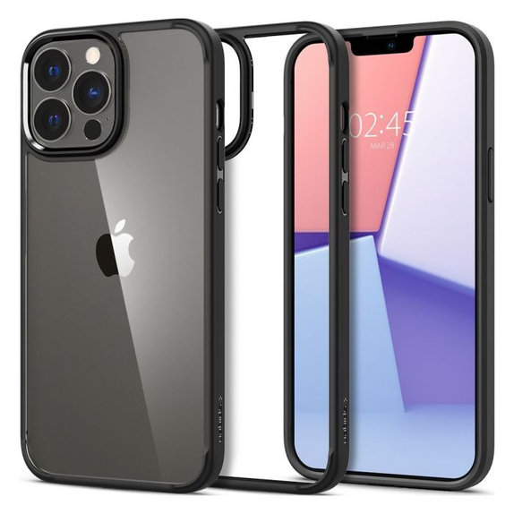 Калъф Ultra Hybrid за iPhone 13 Pro, Черно, Black