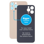 задния капак с голям отвор за камера за iPhone 13 Pro Max, Злато, Gold