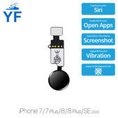 Начален бутон за iPhone 7, 7 Plus, 8, 8 Plus, SE (2020), SE (2022) YF, Space Gray, Black